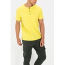 Camel Active tričko HENLEY 1/2 ARM žlutá