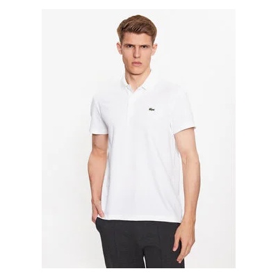 Lacoste Тениска с яка и копчета DH0783 Бял Regular Fit (DH0783)