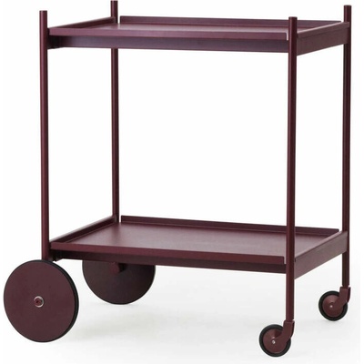 Normann Copenhagen Servírovací stolek Rul burgundy – Zboží Dáma