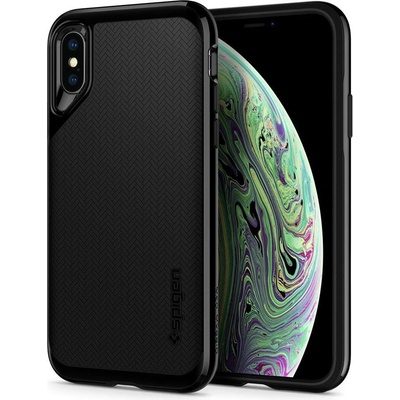 Spigen Neo Hybrid Case - хибриден кейс с висока степен на защита за iPhone XS (черен)