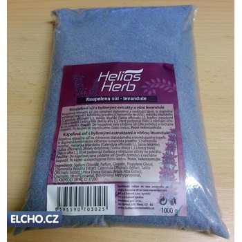 Helios Herb Levandule koupelová sůl 1 kg