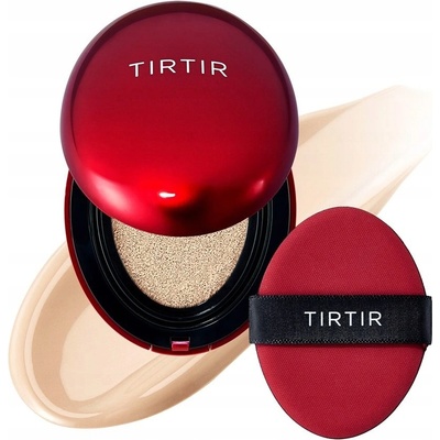 Tirtir Mask Fit Red Cushion Mini dlhotrvajúci make-up v hubke s vysokou UV ochranou 17N Vanilla 4.5 g