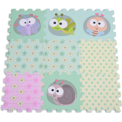 Moni Мек пъзел за под от 9 части Moni - Insect World, 9 части (108813)