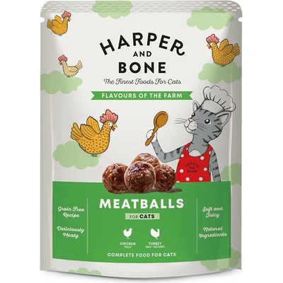 Harper and Bone Cat příchutě farmy 85 g