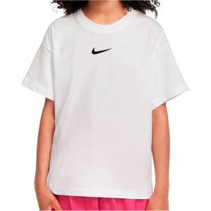 Nike Детска спортна тениска Nike Girl's Sportswear Big Kids Sport shirt - White - размер M (704-5755-0212)