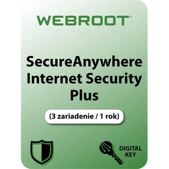 Webroot SecureAnywhere Internet Security Plus 3 lic. 12 mes.