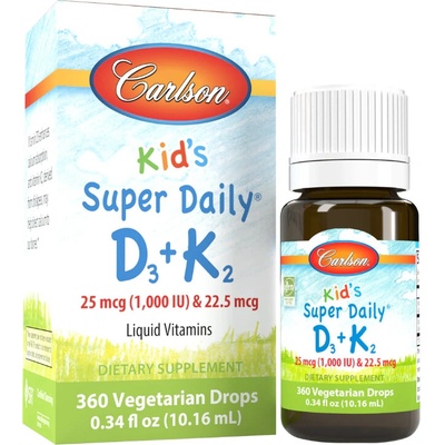 Carlson Labs Kid's Super Daily D3 + K2 10 ml