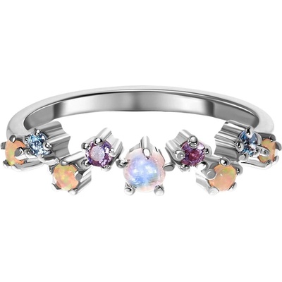 Silenti Jewelry Сребърен пръстен "Разкош" - 6 - 52мм (16.6мм диам. )