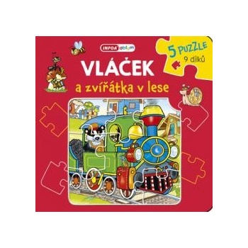 Vláček a zvířátka v lese