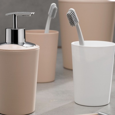 Kela WC štětka MARTA plast krémová 36,5 cm KL-22296