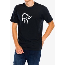 Norrona 29 cotton Viking t-shirt caviar/snowdrop