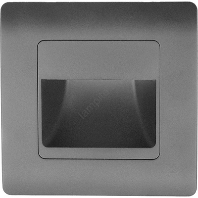 EMITHOR 70439 - LED Лампа за стълбище STEP LIGHT LED/1W/230V антрацит (70439)