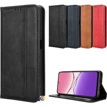 OPPO A5x 5G / 4G Retro Texture Wallet Калъф и Протектор