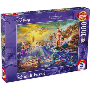 Schmidt Spiele Пъзел Schmidt от 1000 части - Малката русалка, Томас Кинкейд (59479)