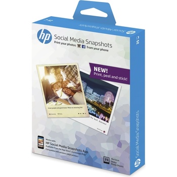HP Хартия HP Social Media Snapshots, 25 sheets, 10x13cm (W2G60A)