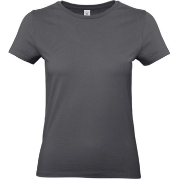 B&C Collection B&c 190 / Дамска тениска от плътен памук - тъмносива l (01004t67003)