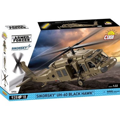 COBI 5906 Armed Forces Americký víceúčelový vrtulník Sikorsky UH-60 Black Hawk – Zboží Mobilmania