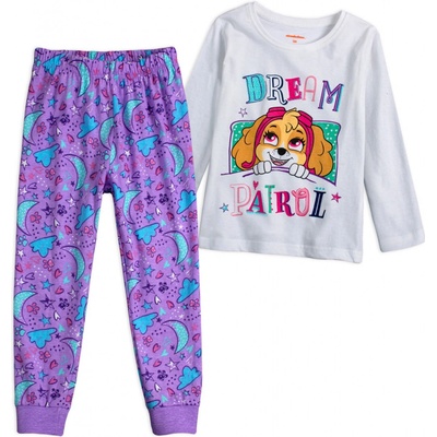 Dívčí pyžamo Paw Patrol bílé