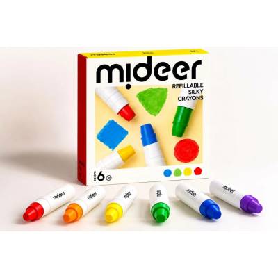 Mideer rychle zasychající hedvábné voskovky 6 ks