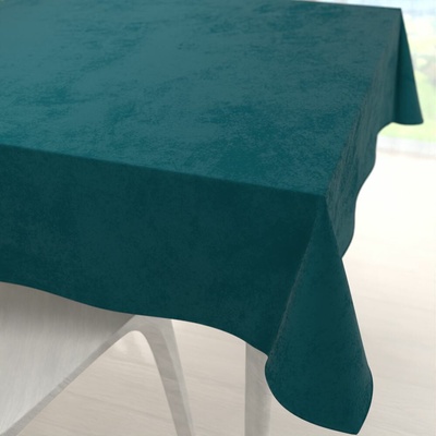 Biante Zamatový štvorcový obrus Velvet Prémium SVP-025 Petrolejový 40x40 cm
