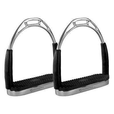 Equestro s gumou Bezpečnostní kloubové třmeny 12 cm