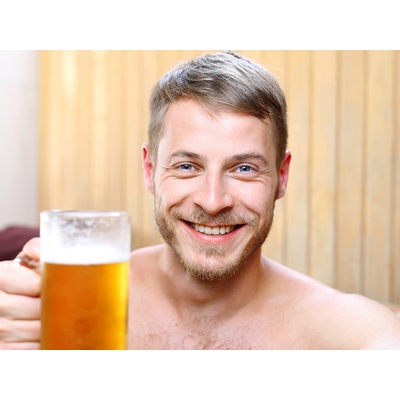 Relaxační pivní koupel pro milovníky piva