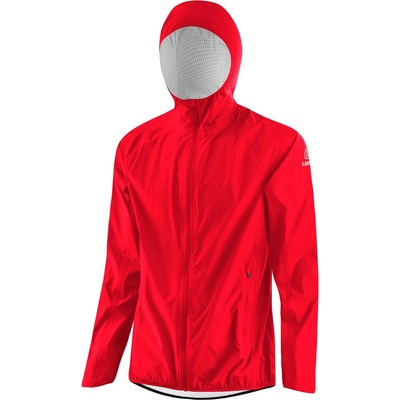Löffler Мъжко водоустойчиво яке Löffler Hooded Jacket WPM Pocket Waterproof jacket - Red - размер 48 (EU) (002-3012-0412)