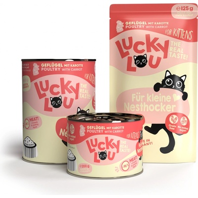 Loucky Lou Kitten Hydina 6 x 300 g