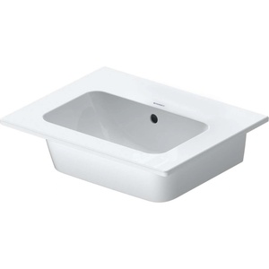 Duravit ME by Starck - Мивка 53x43 см, с преливник, без отвор за смесител, DuraShield, матово бяло 233653AC60 (233653AC60)