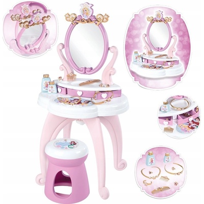 Smoby Disney Princess 2 v 1 Toaletní stolek se židličkou