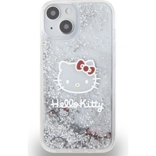 Hello Kitty Liquid Glitter Electroplating Head Logo iPhone 13 čiré