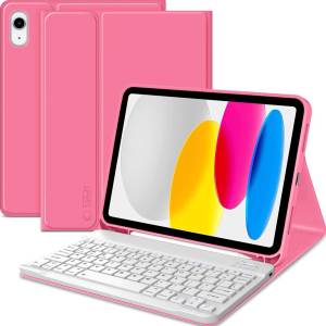 Tech-Protect SC Pen + клавиатура за iPad 10.9 10 / 2022 / 11 11 / 2025 магента (5906302335251)
