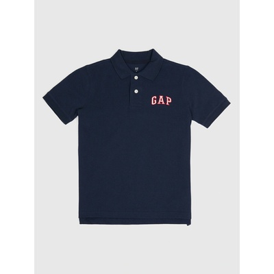 GAP dětské polo tričko s logem tmavě modrá