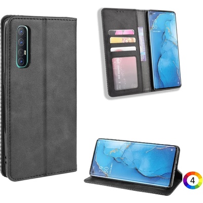 OPPO Reno3 Pro Vintage Кожен Калъф и Протектор