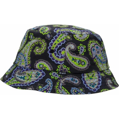 HUF Paisley Bucket Hat Black