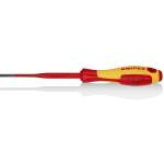 KNIPEX Отвертка шлиц 3.5 Slim, VDE 1000V жълто-червена ръкохватка 202мм, Knipex (K982035SL)
