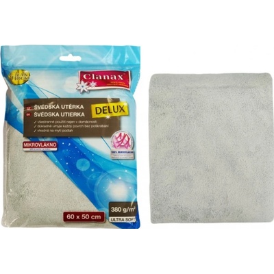 Clanax Delux švédska tkanina strieborná 60 x 50 cm 380 g 1 ks