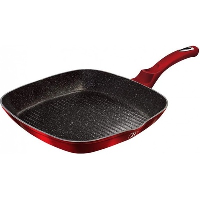 BerlingerHaus grilovací s mramorovým povrchem Metallic Line červená 28 cm