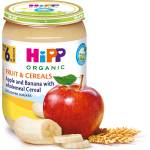 Hipp БИО Ябълки и банани с пълнозърнести култури 6м+ 190г