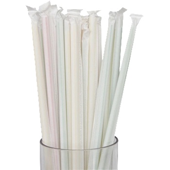 Image 1 of Horecano Barware-Сламки БЕЛИ 100 бр. (0193718) НЕ СА НАЛИЧНИ! ! ! (0193718)