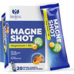 Biotica Magne Shot - магнезиев цитрат + витамин B6 / 20 x 15 мл сашета