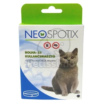 Neospotix отблъскващ бълхи и кърлежи нашийнк за котки 43 см