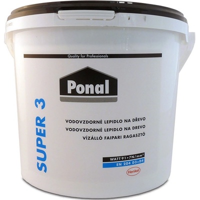 Ponal Super 3 vodovzdorné lepidlo na dřevo 5 kg