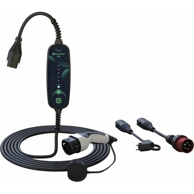 EcoVolter II PRO chytrý přenosný Wallbox 11kW 3x16A kabel 6,5 m APP set BASIC typ 2 EcoVolter II PRO 3x16A-6,5 m – Sleviste.cz