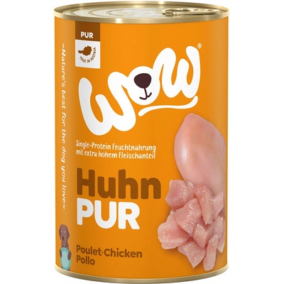 WOW Pur čisté kuřecí maso 6 x 400 g