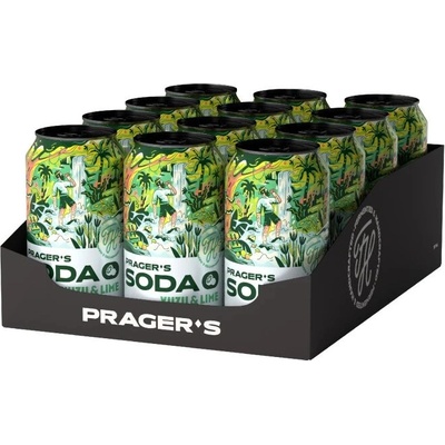 Prager's Soda Yuzu & Lime 12 x 330 ml