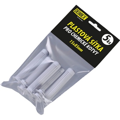 Den Braven Plastová sítka pro kotvení do dutých materiálů - 15 x 85 mm - 5 ks blistr