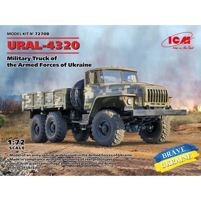 ICM Ural 4320 Military Truck Armed Force Ukraine predobjednávka 1:72