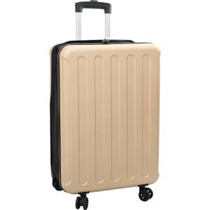 vidaXL Куфар с заключване Шампанско 43 x 27 x 66 см ABS пластмаса (42006255)
