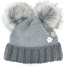 VoXX Dívčí pletená čepice Ascona šedá/šedá šedá/šedá